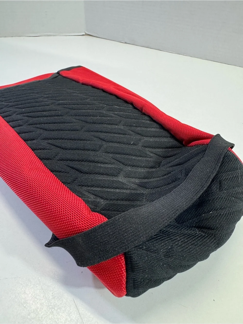 The North Face Red and Black small 12” padded pouch camping hiking biking